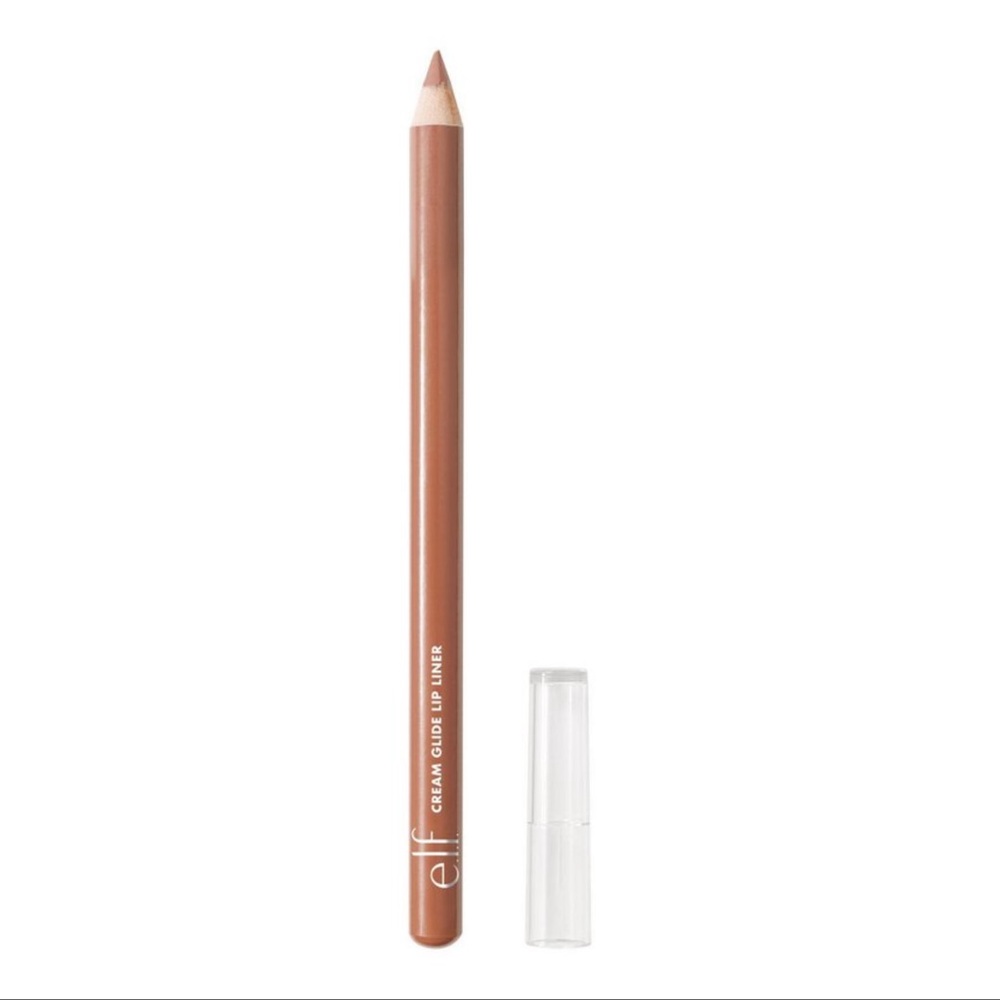 Elf Cream Glide Lip Liner Pencil Shade Truth Or Bare Peachy Pink